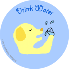 drink-water-dog-animal-tag