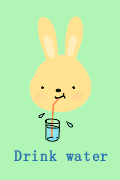 drink water_bunny_rabbit.gif